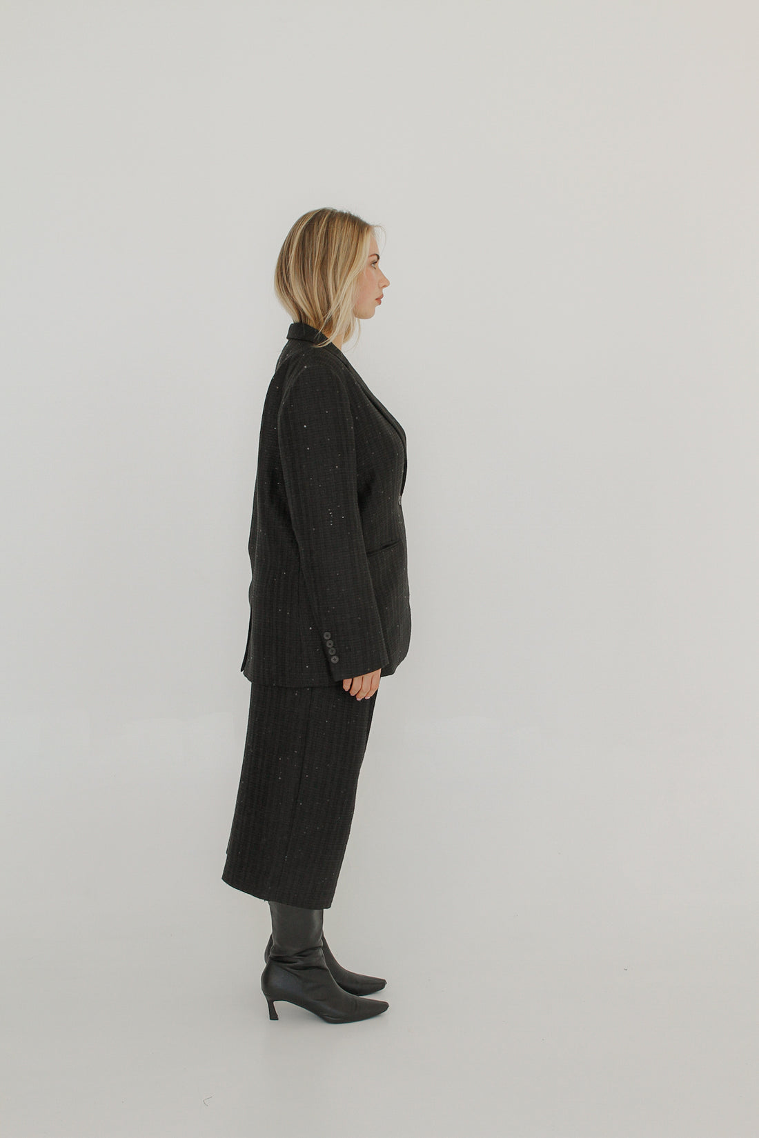 Clueless Blazer - Black Sparkle