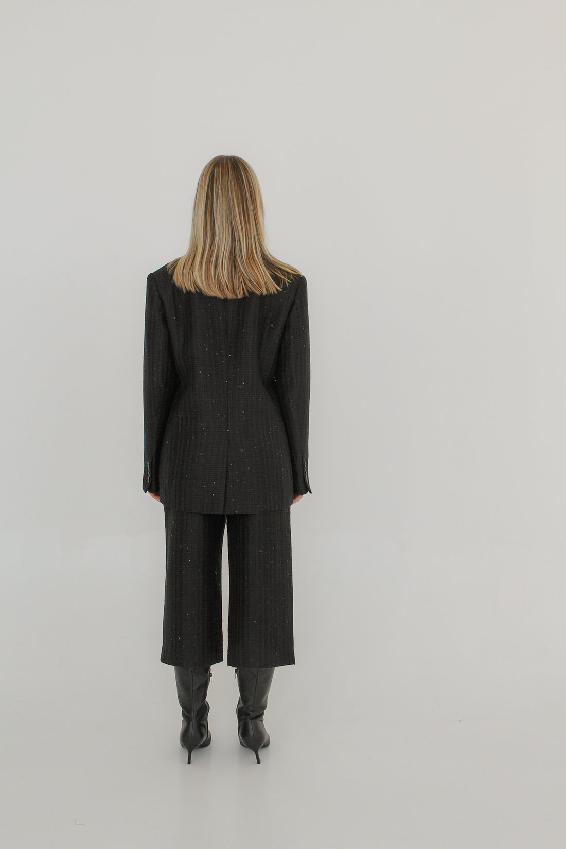 Clueless Blazer - Black Sparkle