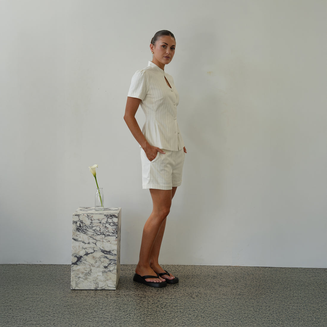 Vienna Stripe Blouse